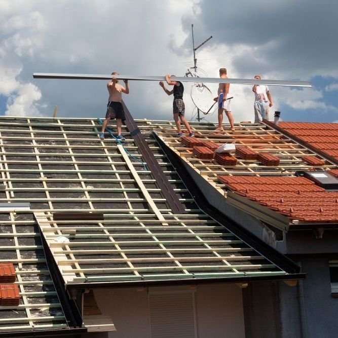 Plat dak Delft opnieuw leggen